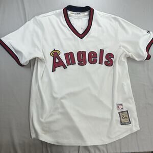 Majestic Reggie Jackson California ANGELS Hall Of Fame Jersey Usa Made XL MLB
